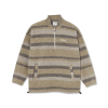 Polar Skate Co. Multistripe Fleece Pullover – Light Brown