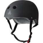 Triple 8 Sweatsaver Certified Rubber Helmet Black - l-xl