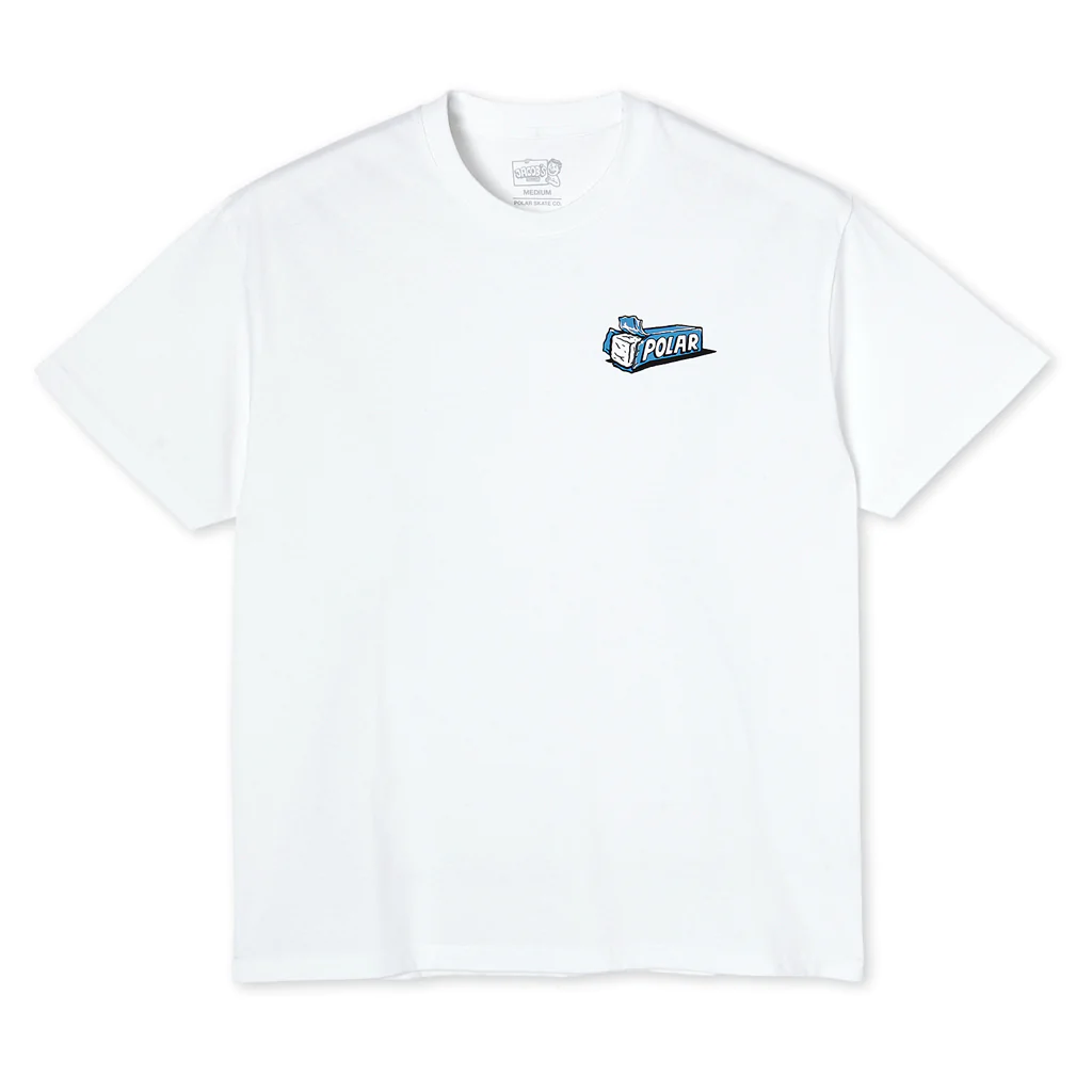 Polar Skate Co. Bubblegum T shirt White