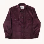 Piilgrim Girth Corduroy Shirt Purple - extra-large