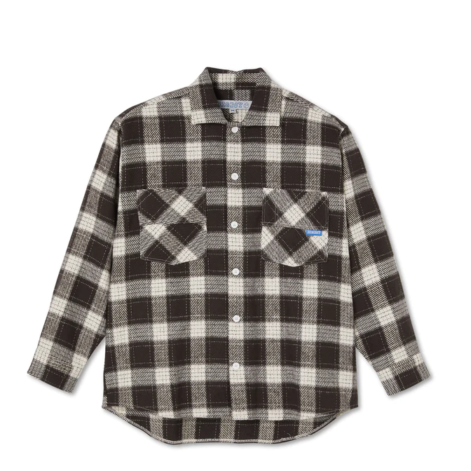 Polar Skate Co. Big Boy Flannel Shirt – Brown